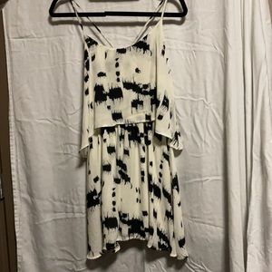 Layered Black & White Sundress